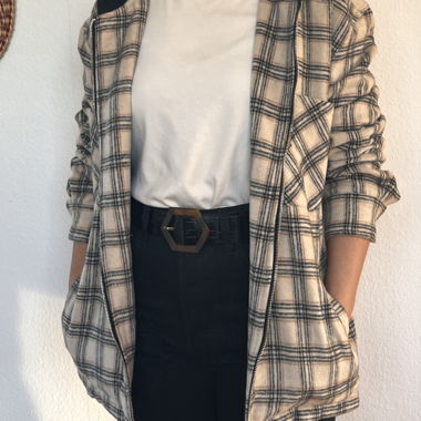 Veste à carreaux