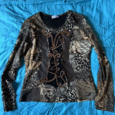 Top Marrone Y2K Gerry Weber