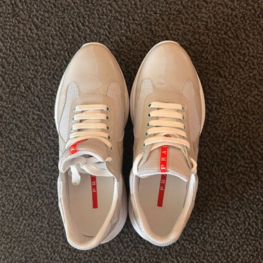 Scarpe da ginnastica Prada Cups grigie