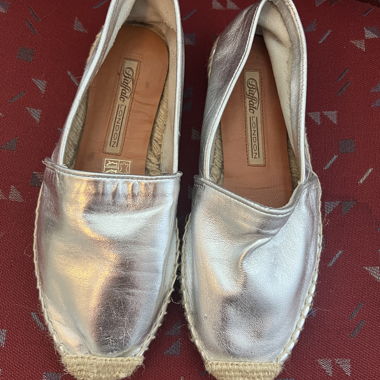 Espadrilles argentées Buffalo