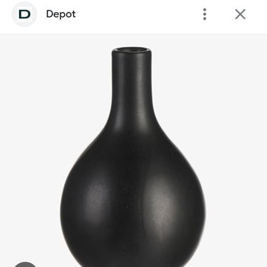 Elegante Vase von Depot