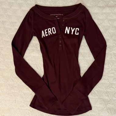 Top vintage raro a maniche lunghe Aeropostale