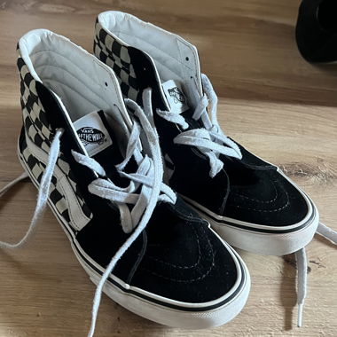 Baskets montantes Vans carreaux