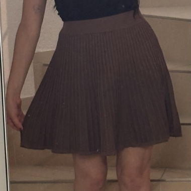 Minigonna Marrone