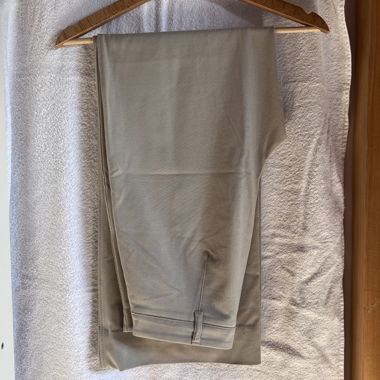 Beige high waisted trousers