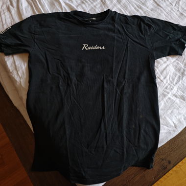 T-shirt Raiders NFL nero superbowl