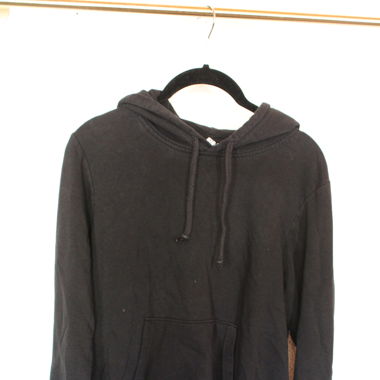 Schwarzer Hoodie
