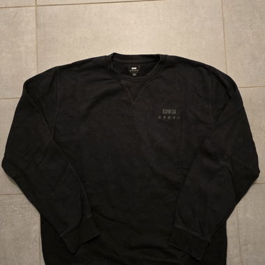 EDWIN Crewneck sweater black Size L