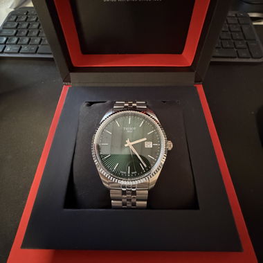 Tissot Gentleman verde, non usata