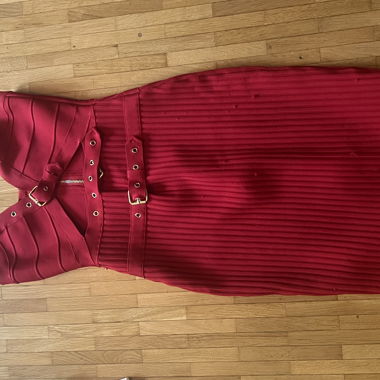 Red Fitted Dress