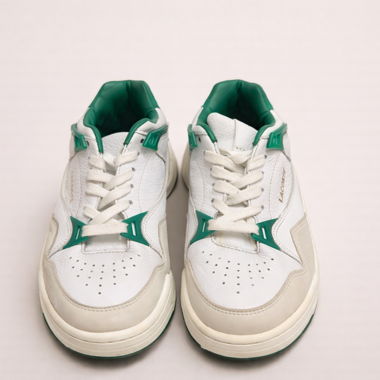 Baskets Lacoste blanches et vertes