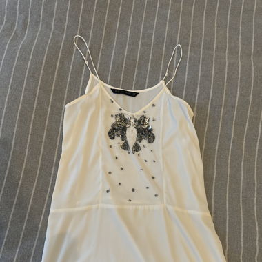 Top Zara blanc 