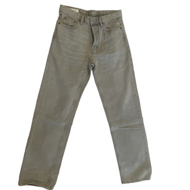 Jeans beige da uomo, taglio dritto