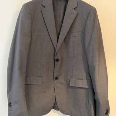 Elegant Grey Suit Luigi Fusaro