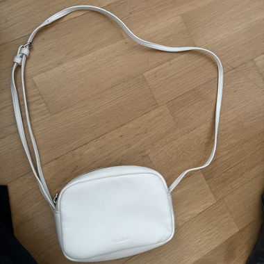 Sac bandoulière blanc avec sangle d'épaule
