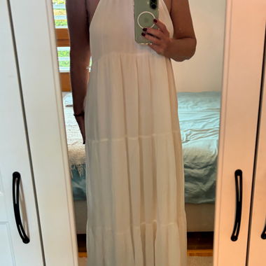 Abito lungo bianco Pull&Bear