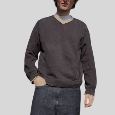 Vintage Tommy Hilfiger V-Neck Knit Sweater