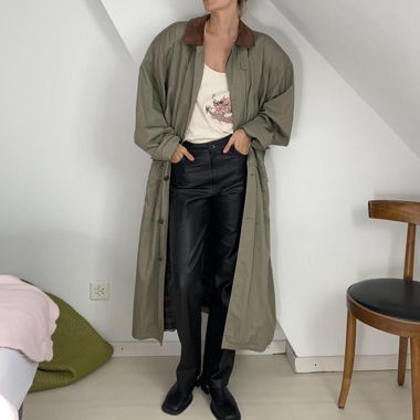 Vintage trench coat khaki