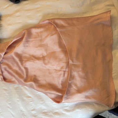 Top in raso rosa Zara