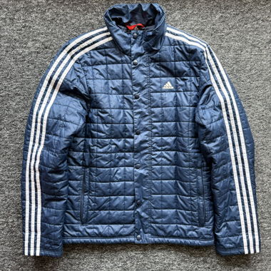 adidas Steppjacke blau Grösse S