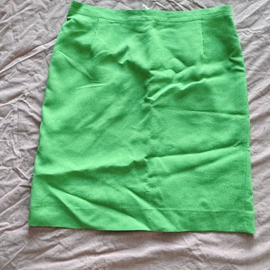 Jupe Crayon Mini Tricot Vert