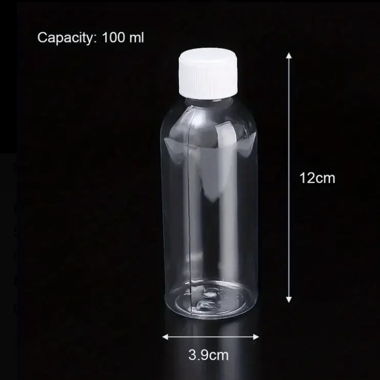 Flacons transparents 100ml
