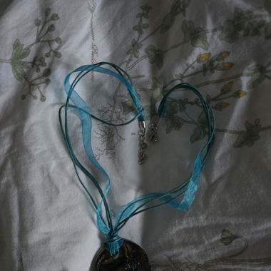 Boho Glass Pendant Necklace