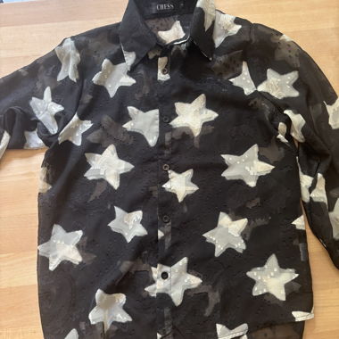 Blusa vintage con stelle