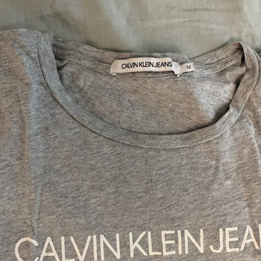 Calvin Klein Jeans Grey T-Shirt M
