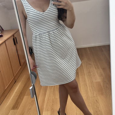 Striped Sleeveless Dress