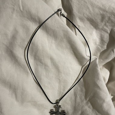 Vintage Cross Necklace realsilver
