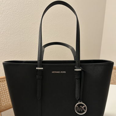 MICHAEL KORS PURSE Jet Set Travel Saffiano Tote