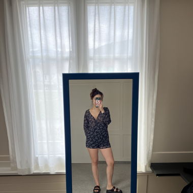 mesh jumpsuit