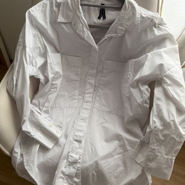 Chemisier blanc long