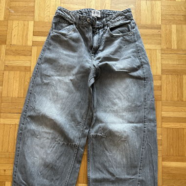 Jeans grigi a gamba larga Tally Weijl 