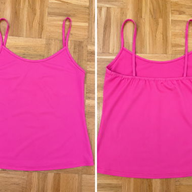 2 Rose and Brown Camisoles
