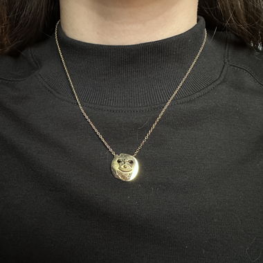 Gold stainless steel necklace 