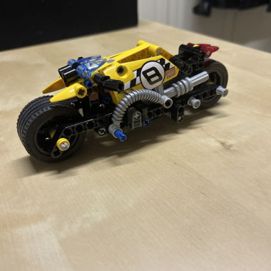 LEGO Technic Yellow Motorcycle
