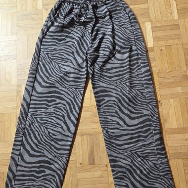 Pantalon à imprimé zèbre