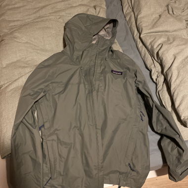 Patagonia Regenjacke - grün/blau