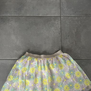 Glitzer Blume Rock 