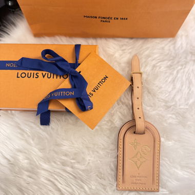 Louis Vuitton Stamped Bag Tag 