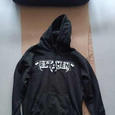 Testament Unisex Zipped Hoodie L