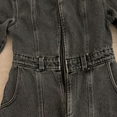 Zara Grey Denim Dress
