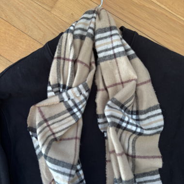 Sciarpa stile Burberry