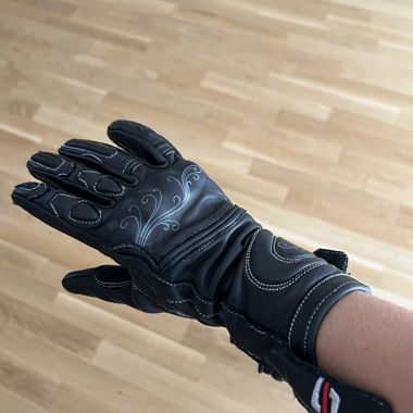 Modena motorcycle leather gloves women size 9 M