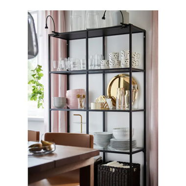 Ikea Glas/Metalregal