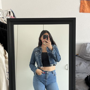 denim jacket cropped