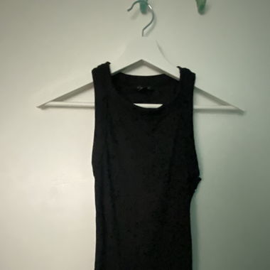 Schwarzes tank top