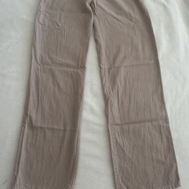 Beige Casual Pants